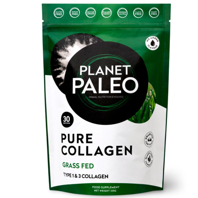 Planet Paleo Υδρολυμένο Κολλαγόνο σε Σκόνη 'Pure Collagen' (225γρ) Τρόφιμα